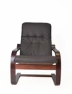  Кресло Лайма  Экокожа шоколад каркас  Вишня